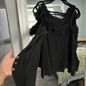 Eureka By Babylon silk off the shoulder blouse